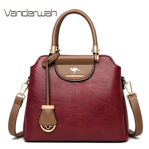 VANDERWAH Casual Pu Leather Small Crossbody Bags for Women 2022 New Luxury Handbags Women Bags Designer Simple Shoulder Bag Sac ► Photo 1/6