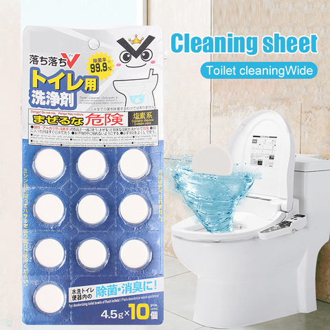 Toilet Odor Removal Toilet Bowl Tank Cleaner Pipe Drain Unclog Tablets GQ ► Photo 1/6