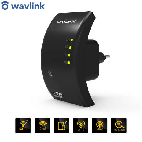 Wireless Wi-Fi Repeater 300Mbps WIFI Range Extender wi fi Signal Amplifier Booster 802.11n/b/g repetidor wifi WPS Plug&Play ► Photo 1/6