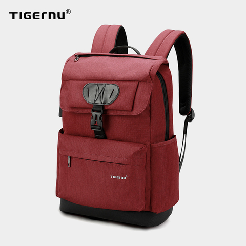 Tigernu Brand fashion Slim women USB charging Backpack Female Bag 15.6 Laptop Backpack School Bag  for boys girls Women Mochila ► Photo 1/6