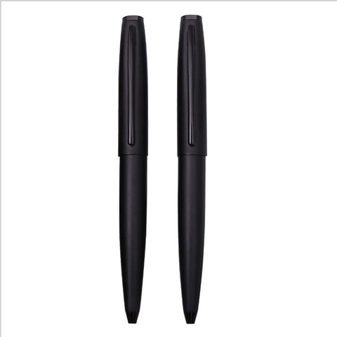 Luxury Metal 706 Ballpoint Pen Matte Black Spin Student Stationery Office Supplies ► Photo 1/4