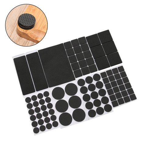 Furniture Leg Pads Self-adhesive Geometric Shape Anti-slip Mat Anti Noisy Floor Protector Chair Fittings Home Living Accessories ► Photo 1/6