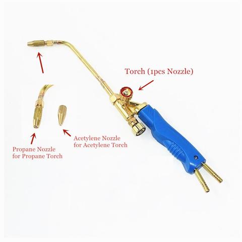 Mini Gas Brazing Torch H01-2 Oxygen Propane Gas Natural Coal Gas LPG for Weld Braze Solder Steel Copper Aluminum Silver ► Photo 1/6