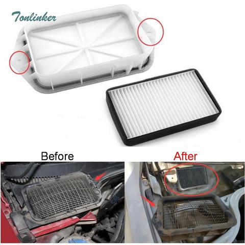 Tonlinker 2 holes air filter for Vw Sagitar CC Passat Magotan Golf Touran audi Skoda Octavia car styling external air filter ► Photo 1/6