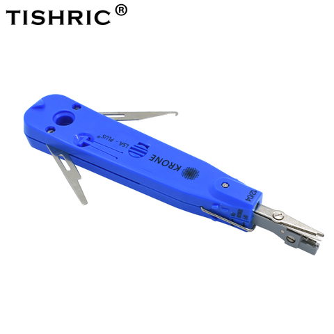 TISHRIC Krone Portable RJ45 network cable Tester crimping tools RJ11 Cable Tracker Telecom Phone Wire For Telephone Patch Panel ► Photo 1/6