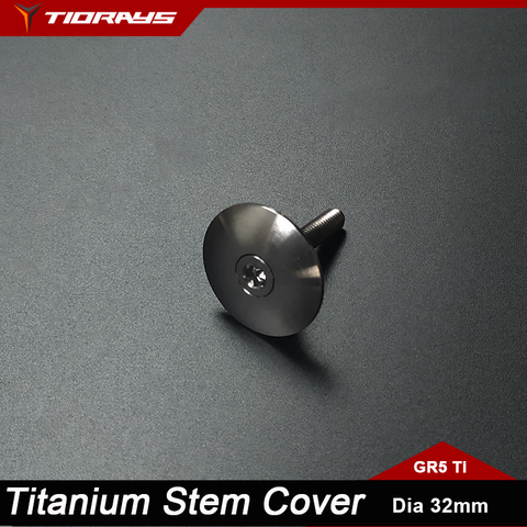 Tiorays Titanium Stem Cover Headsets MTB Road Bike Bicycle Parts Cover&Screws ► Photo 1/6