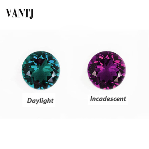 VANTJ Lab Grown Alexandrite Loose Gemstone for Silver or Gold Mounting Diy Fine Jewelry Wonem Gigt ► Photo 1/6