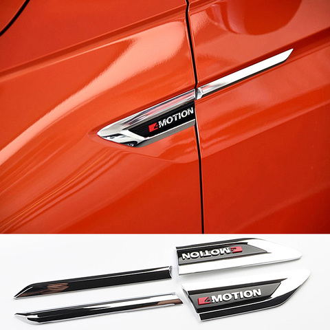 Car Side Wing Fender 4Motion Logo Emblem 3D Trim Sticker For Volkswagen VW Tiguan MK2 4x4 4 MOTION Original Accessories ► Photo 1/6