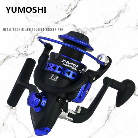 Professional Fishing Wheel 13 BB BK1000-7000 Series 5.1:1 speed reatio spinning fishing reel interchanged left/right hand wheel ► Photo 1/6