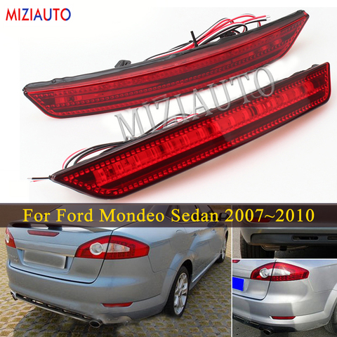 MZORANGE LED Rear Bumper Reflector Brake Light For Ford Mondeo Sedan 2007 2008 2009 2010 Car-styling LED Stop Tail Lamp Fog Lamp ► Photo 1/6