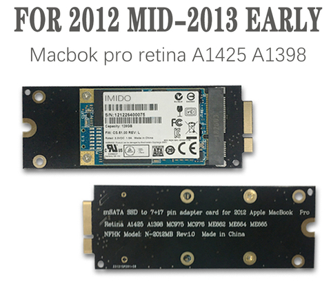 NEW 256GB 512GB 1TB SSD For 2012 2013 Early Macbook Pro Retina 13