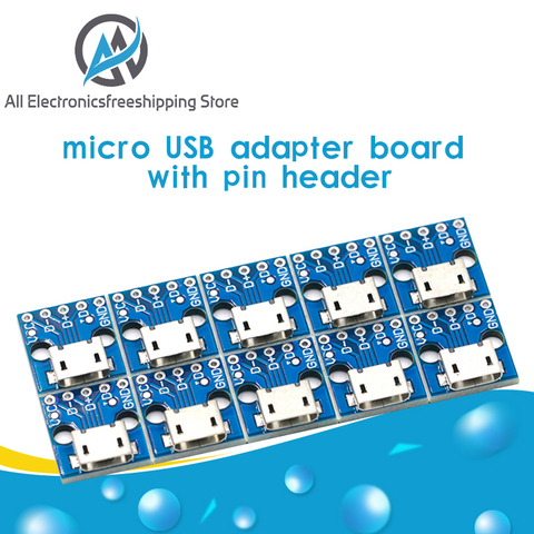 5Pcs CJMCU Micro USB Board Power Adapter 5V Breakout Switch Interface Module For Arduino ► Photo 1/6