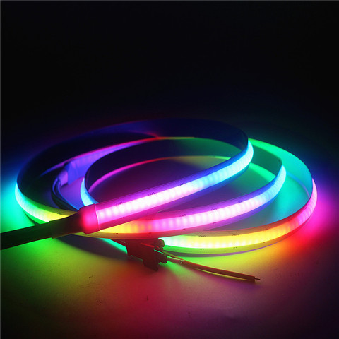 WS2812B Smart RGB LED Strip WS2812 Individually Addressable COB FOB LED Light 332Leds Not Waterproof DC5V 0.5m 1m ► Photo 1/6