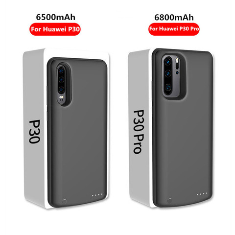 NTSPACE External Battery Charger Cases For Huawei P30 Pro Battery Case Backup Power Bank Cover Case For Huawei P30 Charging Case ► Photo 1/6