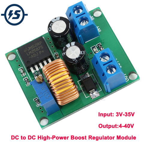 Step Up Boost High Power Regulated Power Converter Module DC-DC 3V 5V 12V to 19V 24V 30V 36V Adjustable ► Photo 1/6