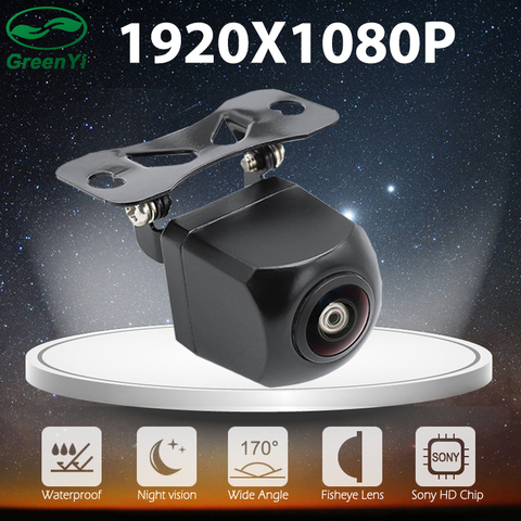 New FHD 1920*1080P Night Vision Fisheye Lens Vehicle Reverse Backup Rear View AHD CVBS Camera For All Android DVD Monitor ► Photo 1/6