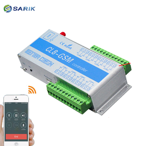 CL8-GSM Smart remote wireless GSM controller switch module GSM Gate Opener for Gate Garage Door control free by mobile phone ► Photo 1/6