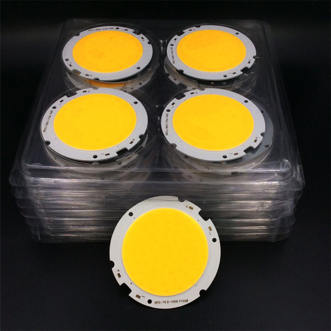 20W 30W COB LED Chip 60mm Emitting Surface 76mm Round COB for LED Spotlight Downlight Flood Lights Warm 3000K 4000K 6000K Bulb ► Photo 1/6