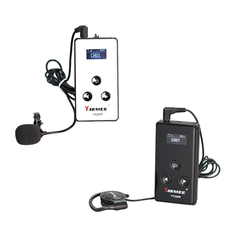 YARMEE YT200 wireless tour guide system audio guide system wireless transmitter and receiver  ( 1T And 1R ) ► Photo 1/1