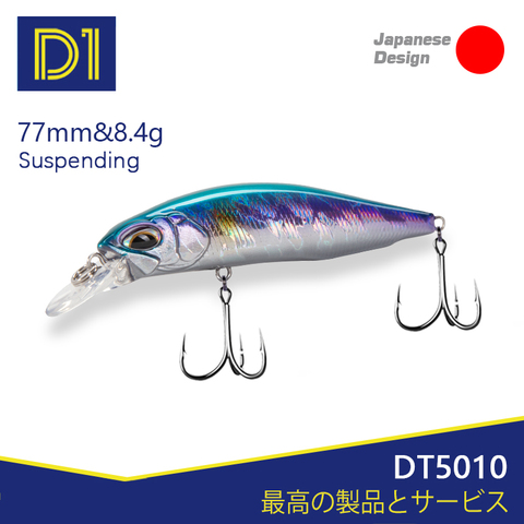 Duo realis rozante D1 Minnow Fishing Lures Bait Suspending 77mm/8.4g Sinking Wobblers fishing tackle For Seabass Pike Perch ► Photo 1/1