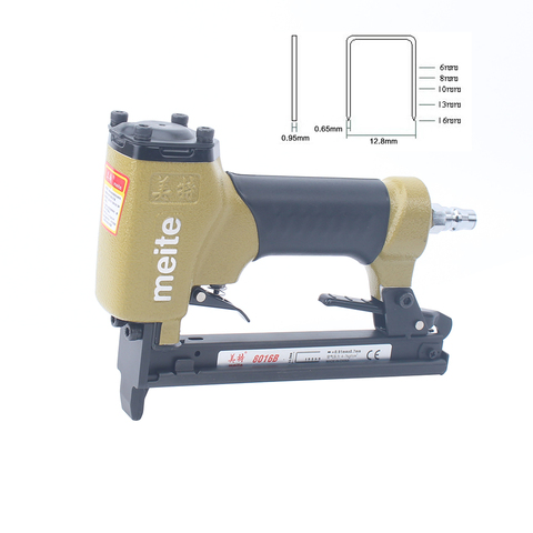 meite 8016B High Quality Pneumatic Stapler Nailer Gun U-type Stapler Air Tools For Making Sofa  Furniture ► Photo 1/6