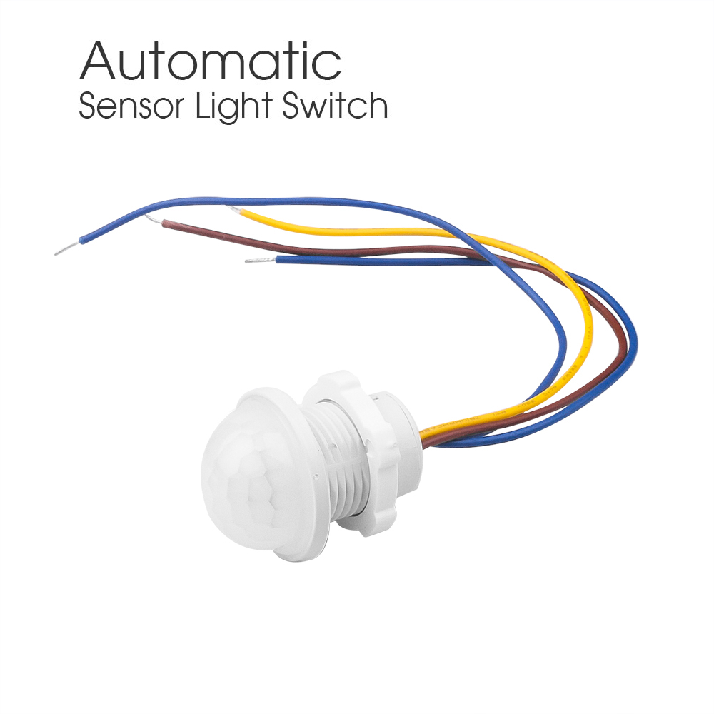 5Pcs PIR Infrared Body Motion Sensor Switch Automatic LED Light Lamp 220V 
