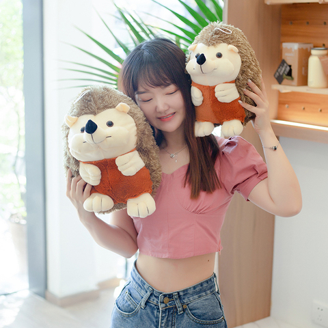 15-35cm Cartoon Hedgehog Doll Soft Hedgehog Stuffed Plush Toy Cute Animal Pendant Home decor Kawaii Mouse Kids Gift For Children ► Photo 1/6