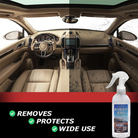 Foam Cleaner All Purpose Car Interior Stain Remover Multi-Functional Foam  Spray Leather Seat Decontamination Supplies - AliExpress