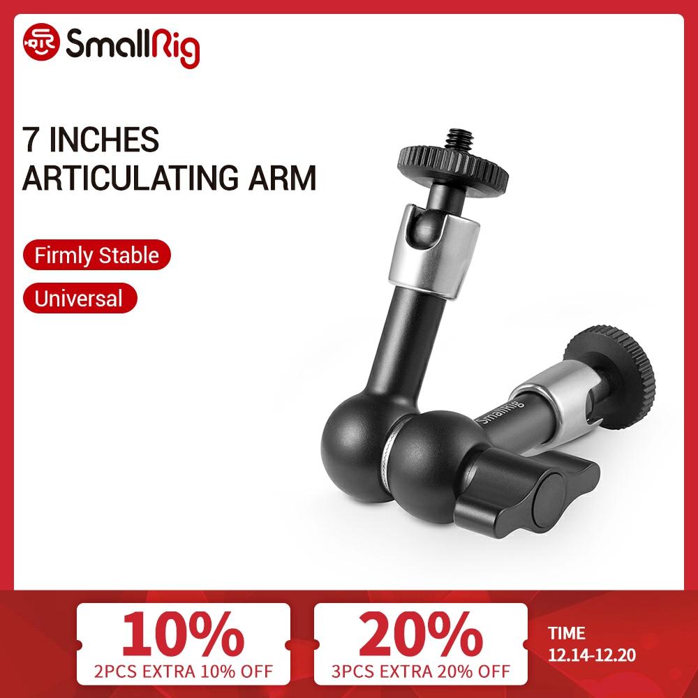 SmallRig 7 inch Adjustable Friction Power Articulating Magic Arm with Both 1/4