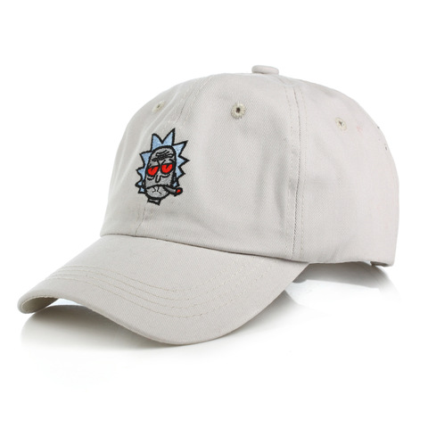 Cartoon Rick Baseball Hats Embroidery Sun Cap Cotton Men Boys Snapback Caps copslay ► Photo 1/5