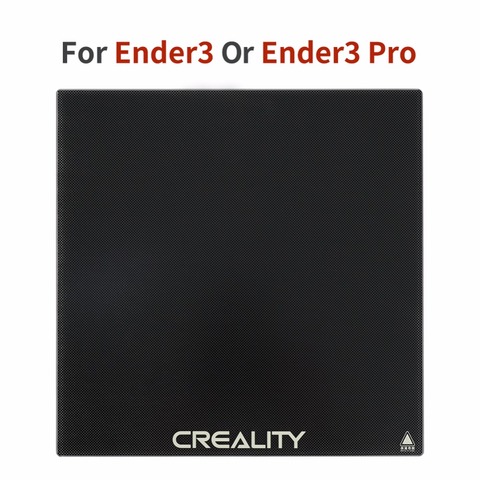 3D Printer Part Black Carbon Silicon Glass Build PlateHeatbed Parts ForCreality Ender-3/Ender-3 PRO/Ender-5 3D Printer ► Photo 1/3