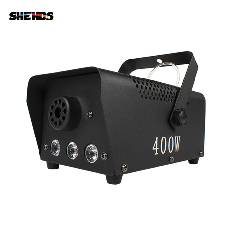 Real RGB Smoking Machine SHEHDS 400W LED RGB 3in1 Fog Machine with Remote Control and DMX Control for Stage DJ Bar ► Photo 1/6
