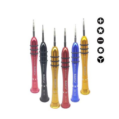 Professional Precision Screwdriver BAKU BK-338 for iPhone 7 Plus 6 6S 5S Repair Tools 5 Point Star Pentalobe 0.8mm Screw Driver ► Photo 1/6