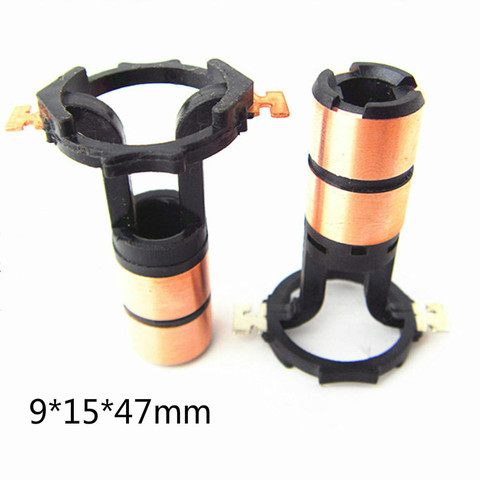 2pcs For Chevrolet Senna for Hyundai Kia Cerato Jetta Santana For Valeo Generator Copper Head Copper Ring Collector Ring 9*15*47 ► Photo 1/2