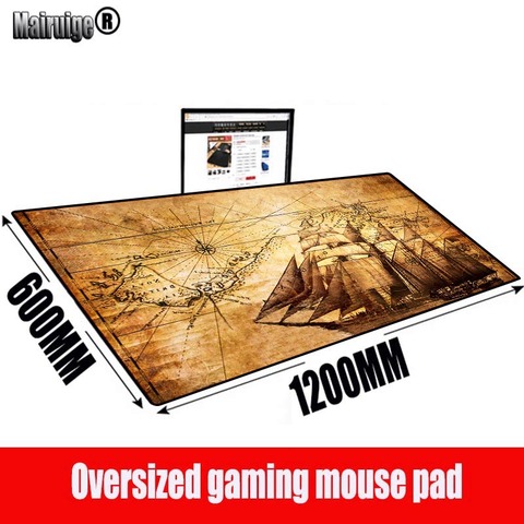 MRGBEST Retro Ship Custom Full Size Mouse Pad Mat Large XXL Gaming Customized Mousepad for Computer Keyboard Desk 100 120 140cm ► Photo 1/4