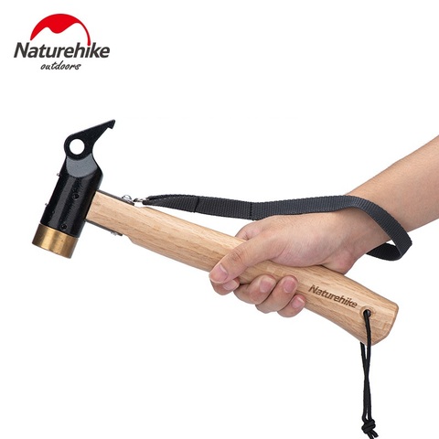 Naturehike Camping Copper Hammer Outdoor Camping Tent Lightweight Nail Hammer Nail Extractor Nail Hammer ► Photo 1/6