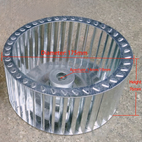 Wind wheel impeller fan wheel centrifugal fan wheel centrifugal fan impeller fan blower wheel stainless steel ► Photo 1/3