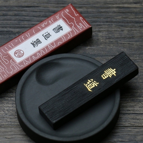 Drawing Writing Ink Stick Block Black For Chinese Japanese Calligraphy Solid Ink Sticks Solid Stationery Office Supplies ► Photo 1/6