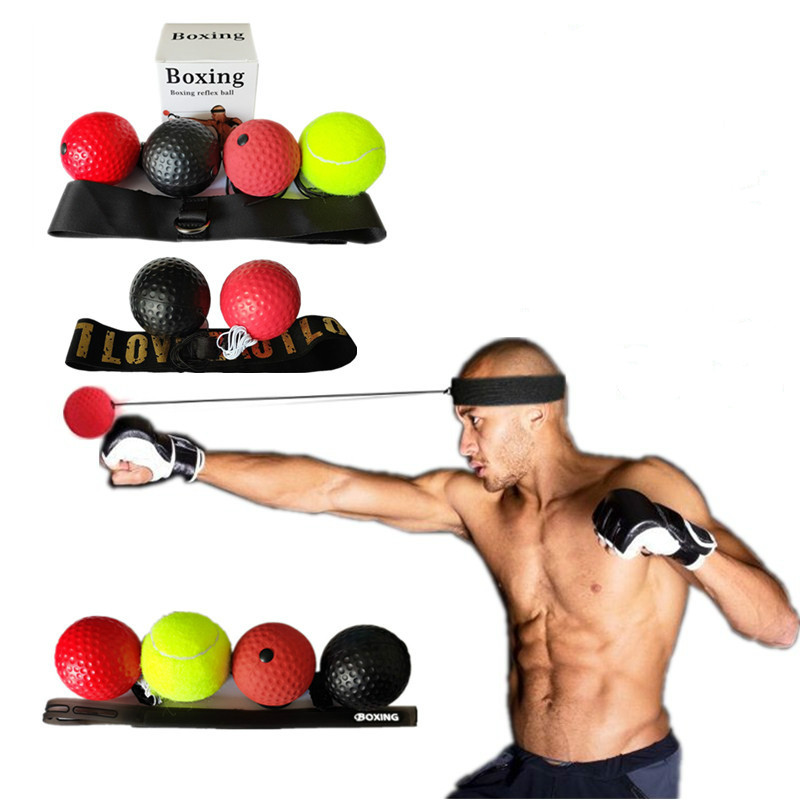 MMA Boxing Reflexball Muay Thai Training Ball Reflex Fightball Speed Fitness 