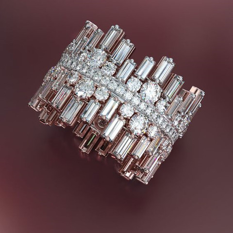 Huitan Luxury Irregularity Shape Love Ring for Women Micro Paved Round Square Cubic Zirconia Wedding Engage Ring Trendy Jewelry ► Photo 1/5