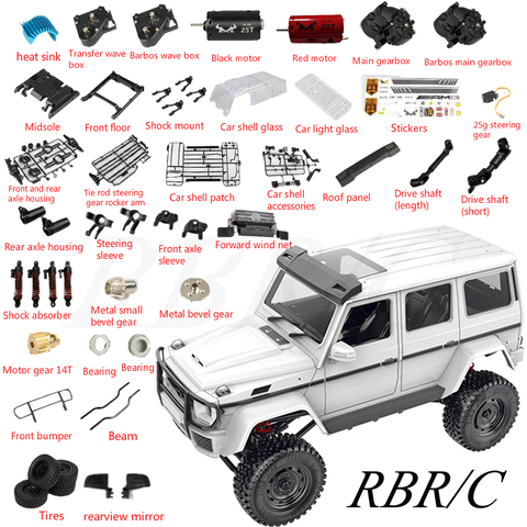 RBR/C MN Original Factory Decoration DIY Accessories Parts Use For MN86 Big G63 1:12 Remote Control Off-Road Climbing RC Car ► Photo 1/1