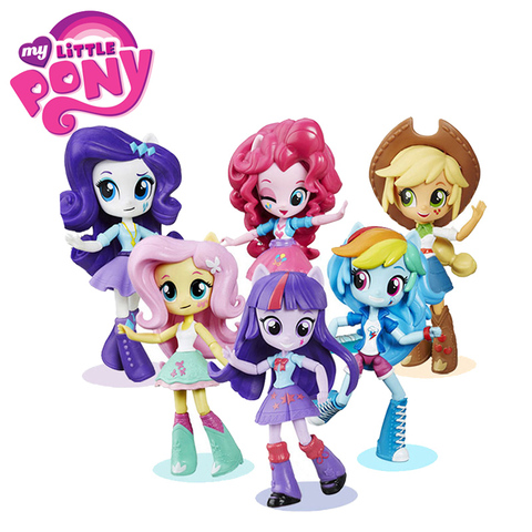 My Little Pony Equestria Princess Mini Doll Toys pinkie pie rainbow dash twilight sparkle rarity Girls Children ► Photo 1/6