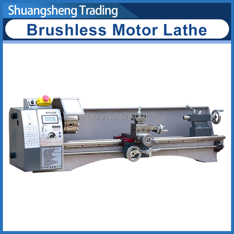 WM210L (Extended WM210V) Metal Lathe 850W Brushless Motor All Steel Gear Lathe 800mm working length +125mm Chuck Lathe Machine ► Photo 1/6