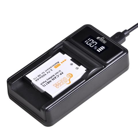 NB-11L NB11L NB 11L  NB-11LH Camera Battery + LED USB Charger for Canon PowerShot A2300 IS A2400 IS A2500 A2600 A3400 IS A3500 I ► Photo 1/6