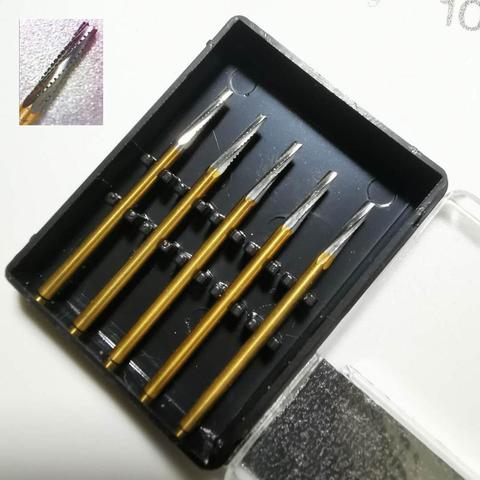 Dental High Speed Drills Tungsten Steel Carbide Dental Burs Bits Tooth Extraction Burs for Dentist 28mm German HT ► Photo 1/2