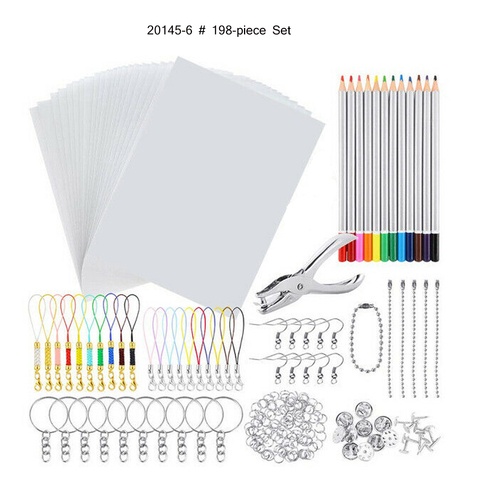 10Pcs A4 Inkjet Printing Shrinks film Plastic Sheet DIY Creative decorating  printable shrink films 0.3mm thickness - AliExpress