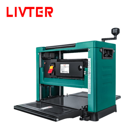 LIVTER 13inch 2000W mini wood planer thicknesser machine woodworking bench thickness planer with 2 free flat blade knives ► Photo 1/4