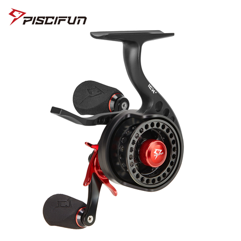 Piscifun ICX Precision Ice Fishing Reel 2.6:1 Inline Ultra Smooth Strength CNC-Machined Aluminum 7+1 Shielded Ice Reel ► Photo 1/6