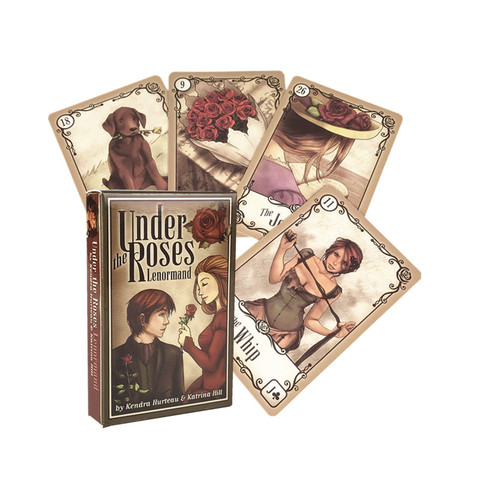 Under The Roses Lenormand Tarot Cards Read Fate Lenormand Oracle Cards Divination Fate Tarot Deck Board Game Gift ► Photo 1/6
