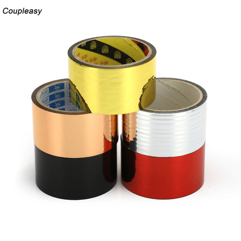 30M Gold/Silver/Red/Black Foil Tape BOPP Tape Scrapbooking Tools Mix Solid Colors Masking Tape Adhesive Decoration Tapes ► Photo 1/6